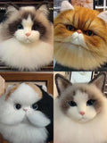 [Custom Pet Portrait] 3D Fluffy Long-Hair Replica - Complex Patterns